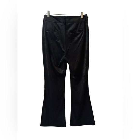 Sale!! 🤩🤩🤩NWT SCOTCH & SODA Black Velvet high-rise flared  trousers 29/32 - Picture 5 of 10